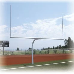 Semi-Permanent Gooseneck Offset Goal Post