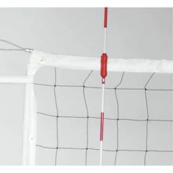 Power Volleyball Net, Steel Cable & Wood Dowels